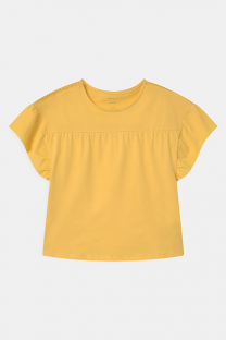 Happy Giraffe NAME IT - Žuta pamučna majica
